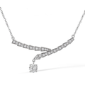 Ophélie White Chram Snake Necklace