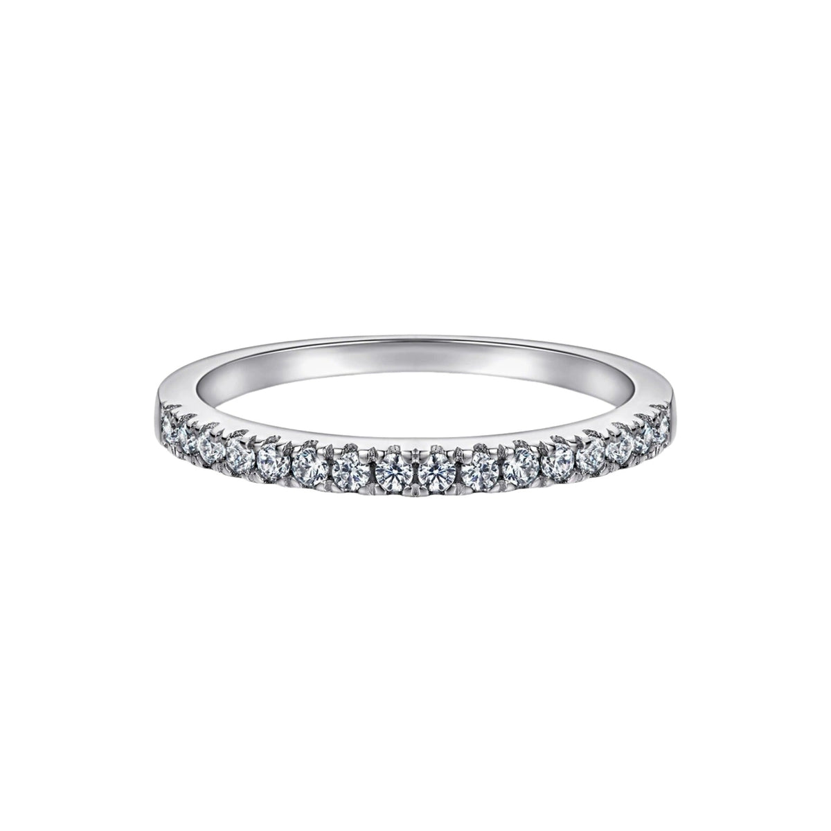 Adélaïde White Heart Ring Set
