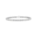 Adelheid White Round Tennis Bracelet