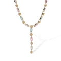 Adonise Multicolor Marquise Floral Y Shape Neckalce
