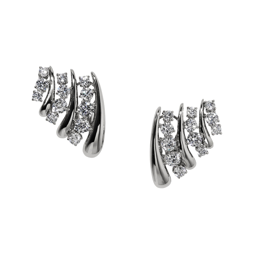 Agatha 14K Gold Curve Earrings