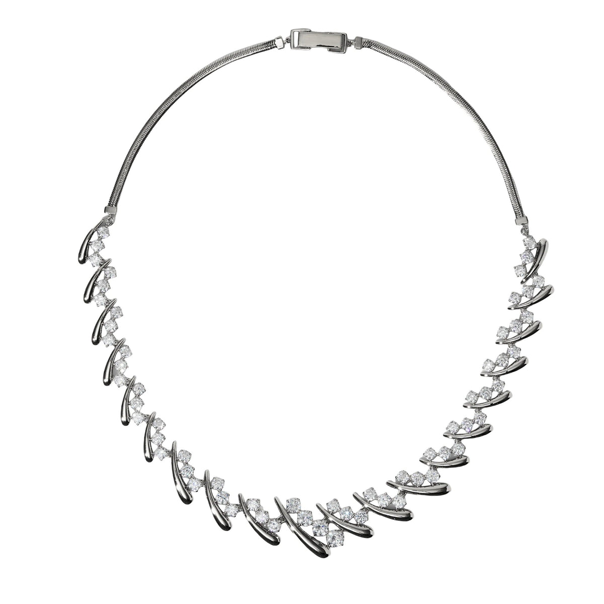 Agatha 14K Gold Curve Necklace