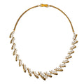Agatha 14K Gold Curve Necklace