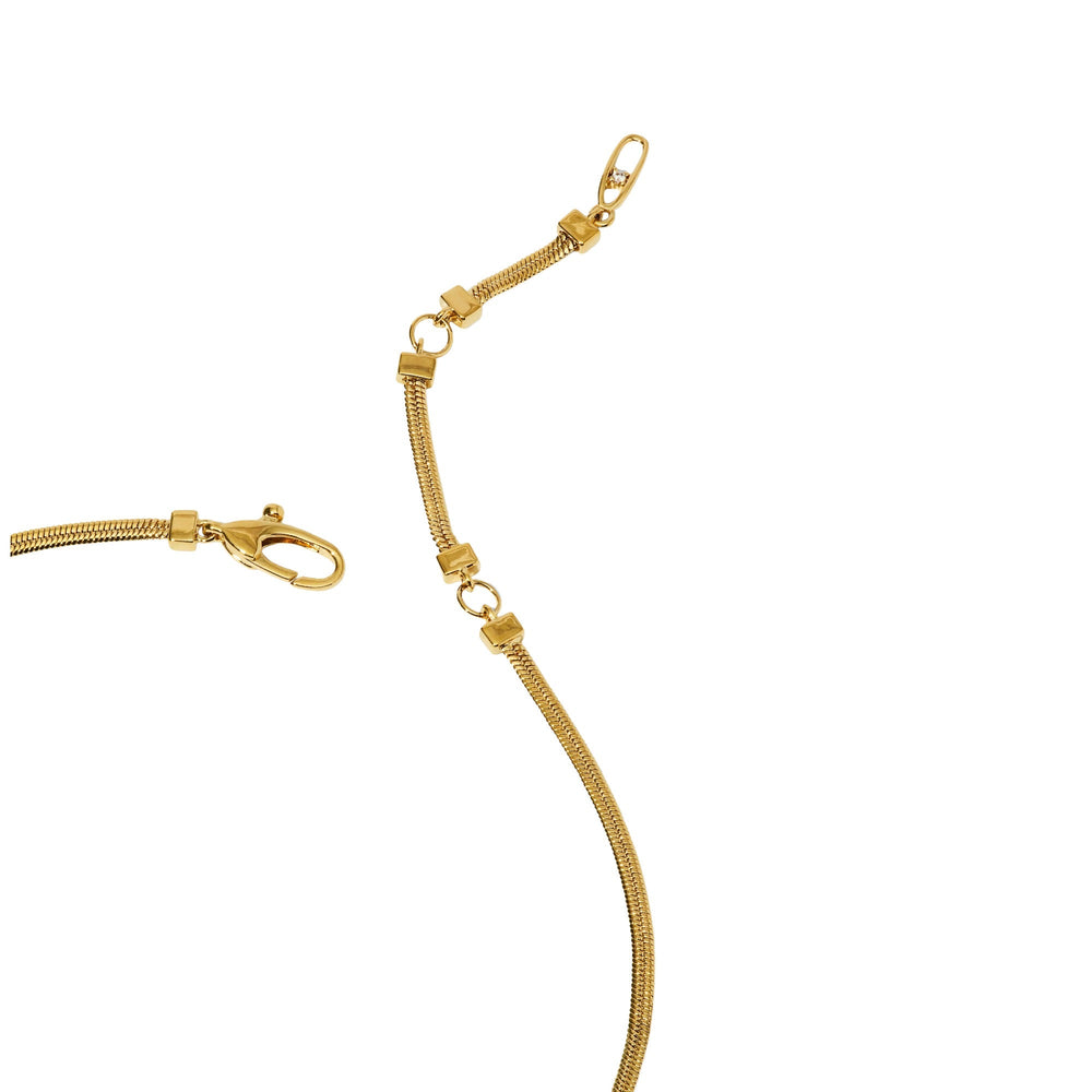 Agatha 14K Gold Y-Shaped Drop Necklace