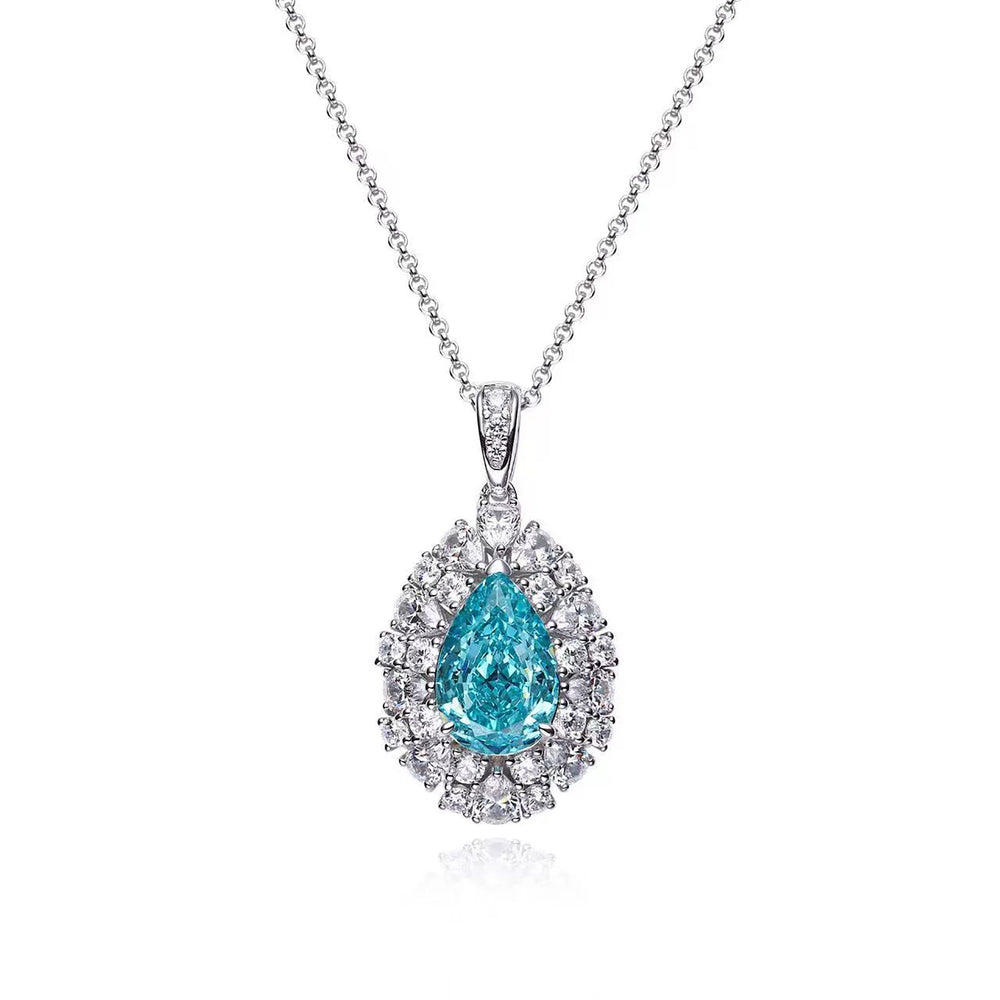 Aglaé Blue Teardrop Necklace