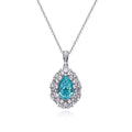 Aglaé Blue Teardrop Necklace