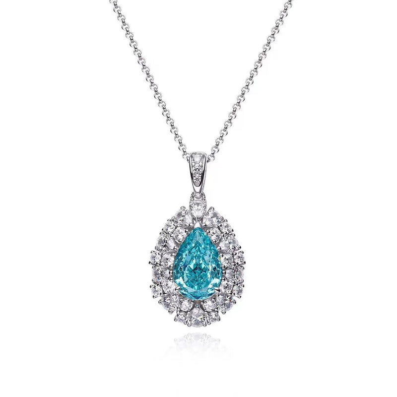 Aglaé Blue Teardrop Necklace