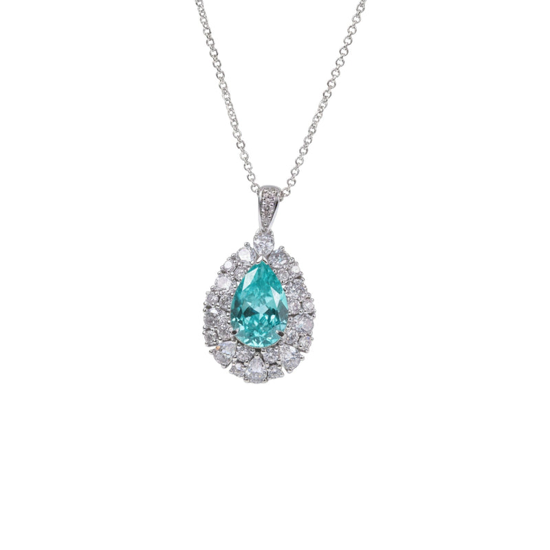 Aglaé Blue Teardrop Necklace