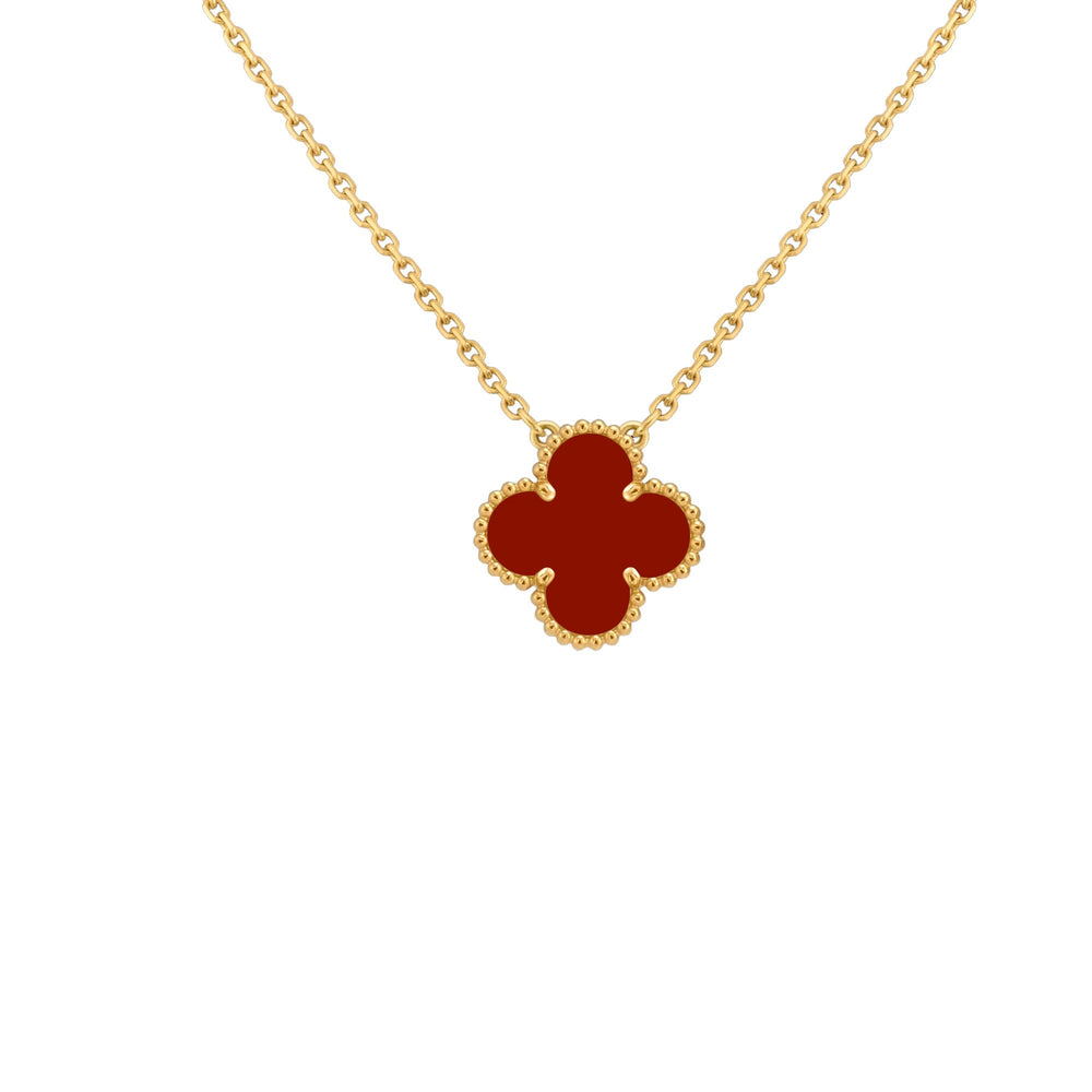 Aïcha Red Clover Necklace