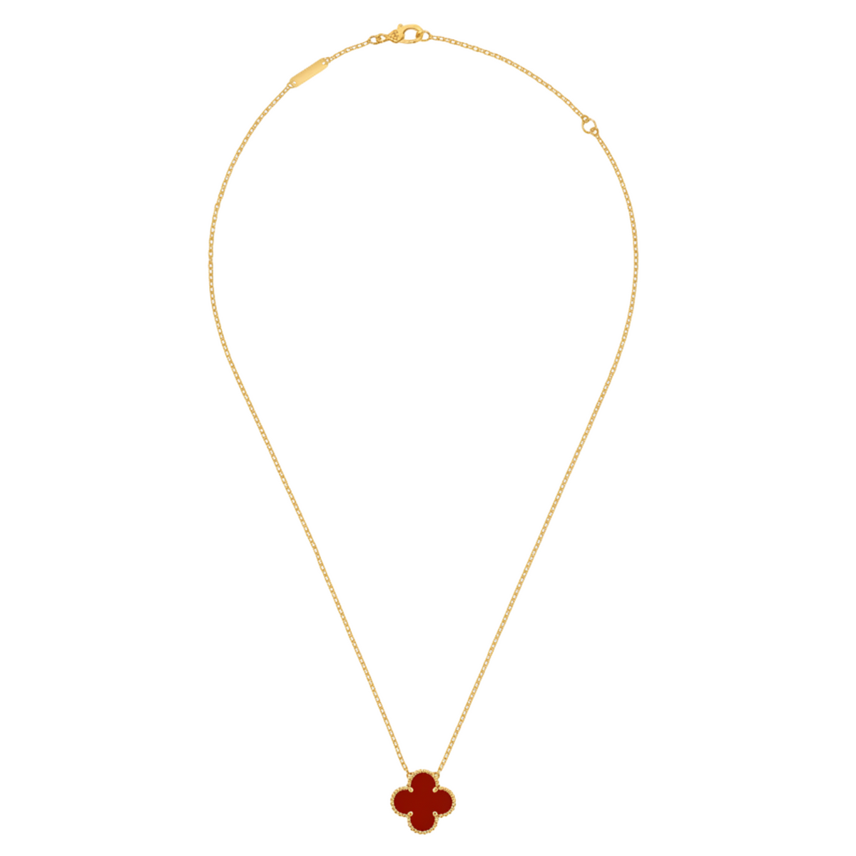 Aïcha Red Clover Necklace