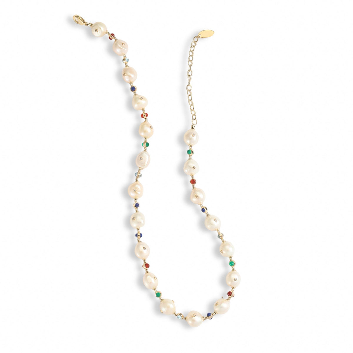 Albérie Finement Baroque Pearl 14K Gold Necklace