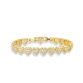 Alina 14K Gold Heart Bracelet