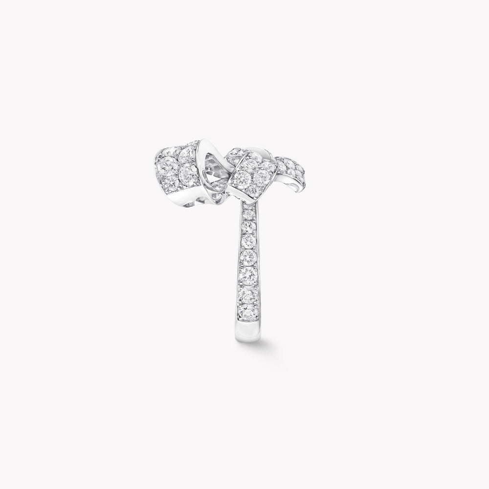 Gwénaelle White Butterfly Ring