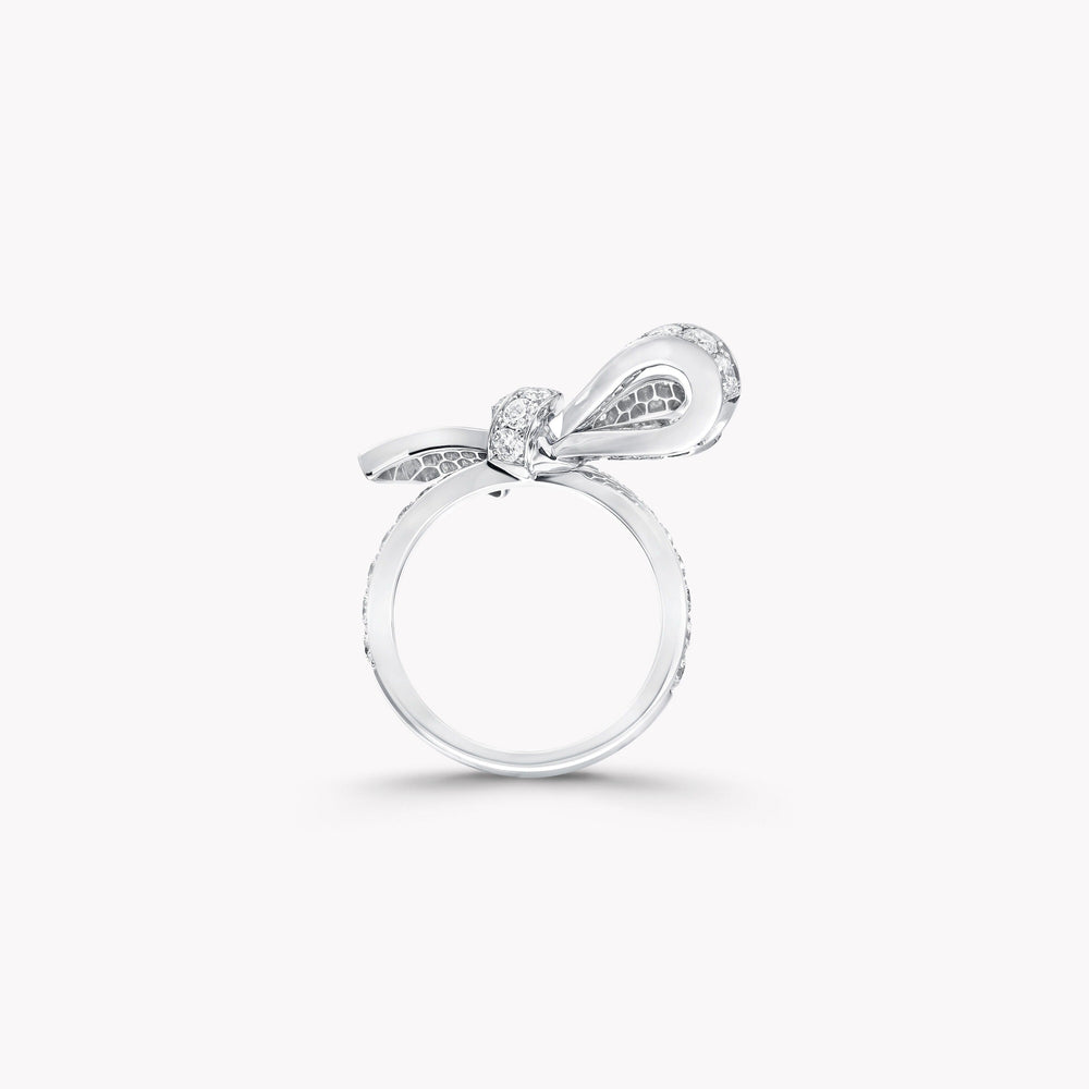 Gwénaelle White Butterfly Ring
