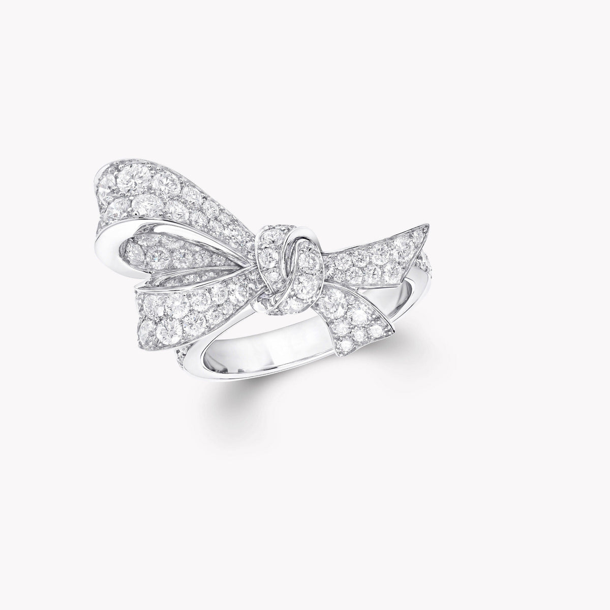Gwénaelle White Butterfly Ring