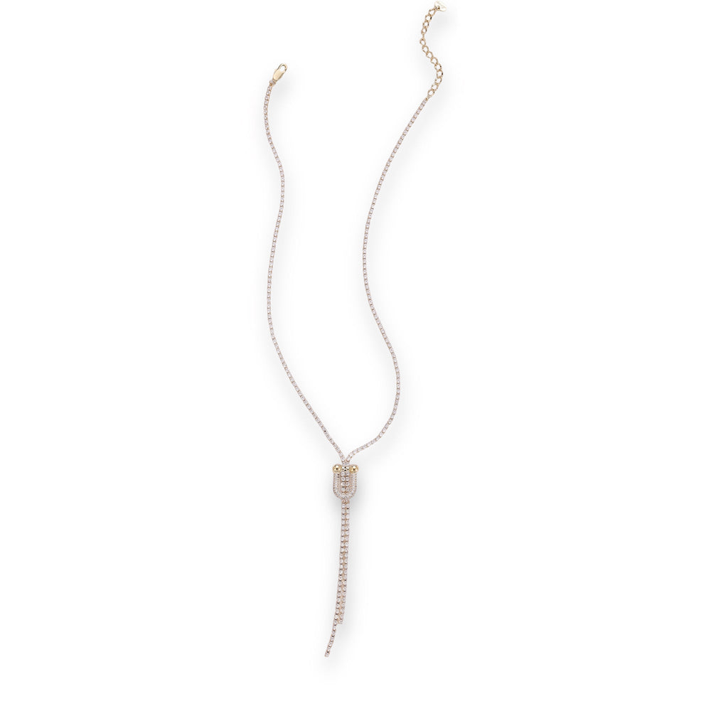 Alruna 14K Gold Round Tassel Necklace
