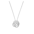 Alysson White Floral Rose Necklace