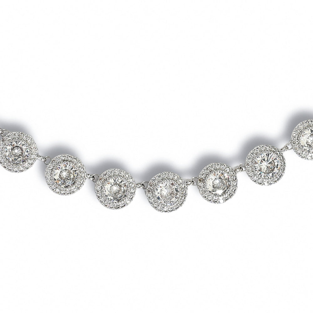 Ramona White Round Necklace