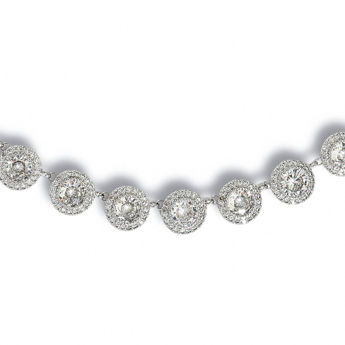 Ramona White Round Necklace