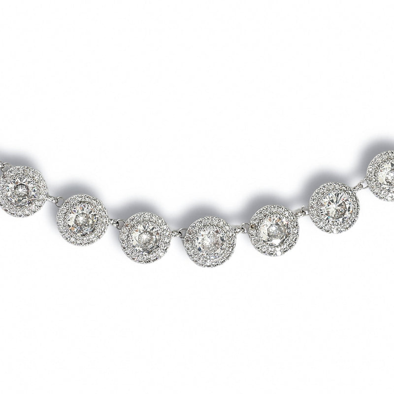 Ramona White Round Necklace