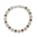 Anais Round Green Bracelet