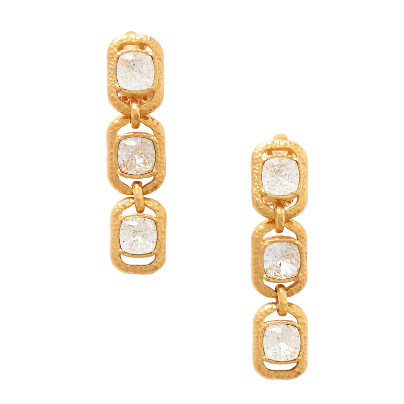 Anouk 14K Gold Cushion Earrings