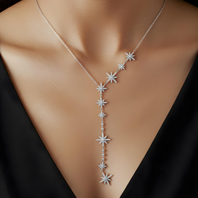 Aplati White Star Necklace