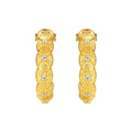 Arabelle 14K Gold Quilted Earrings