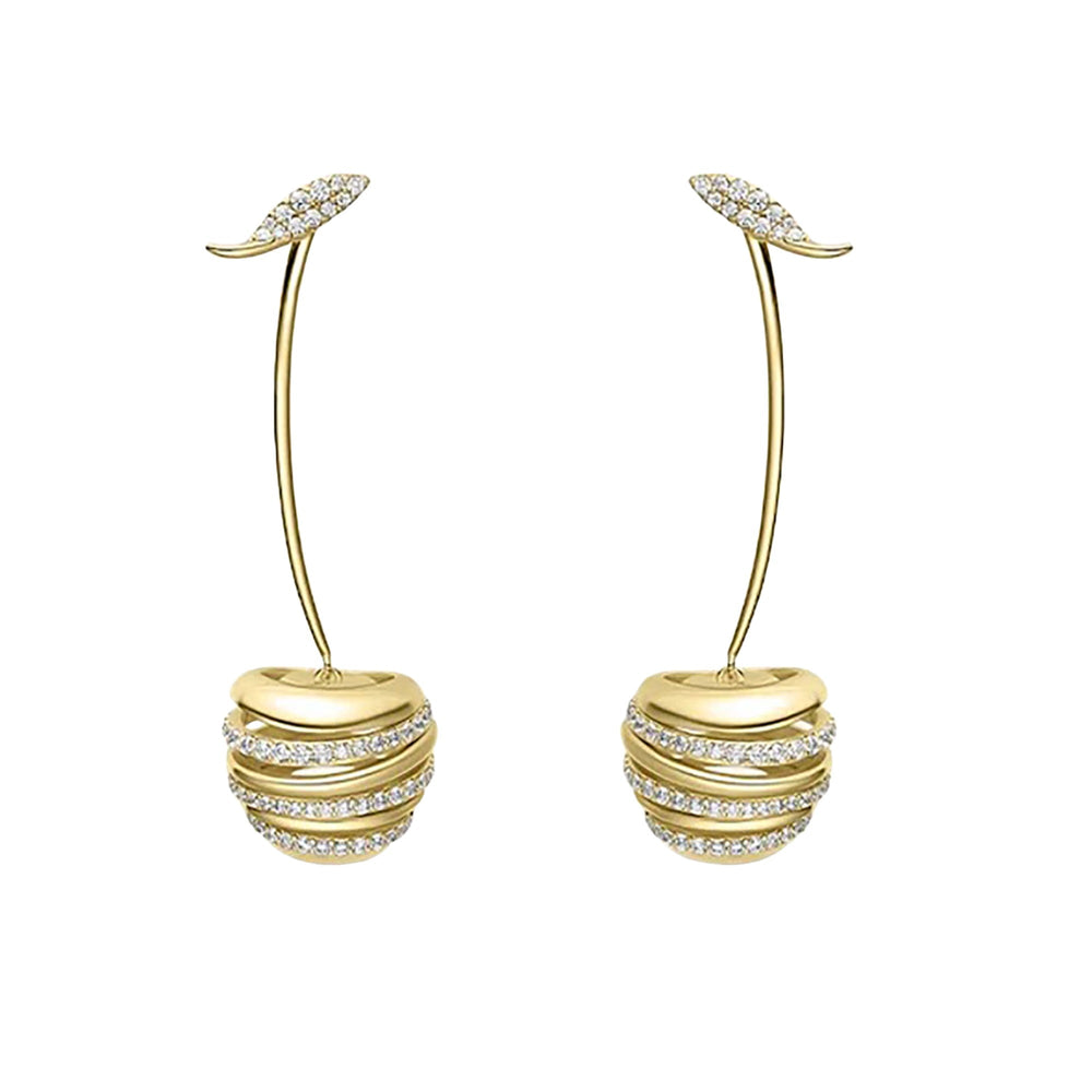 Armgard 18K Gold Cherry Earrings