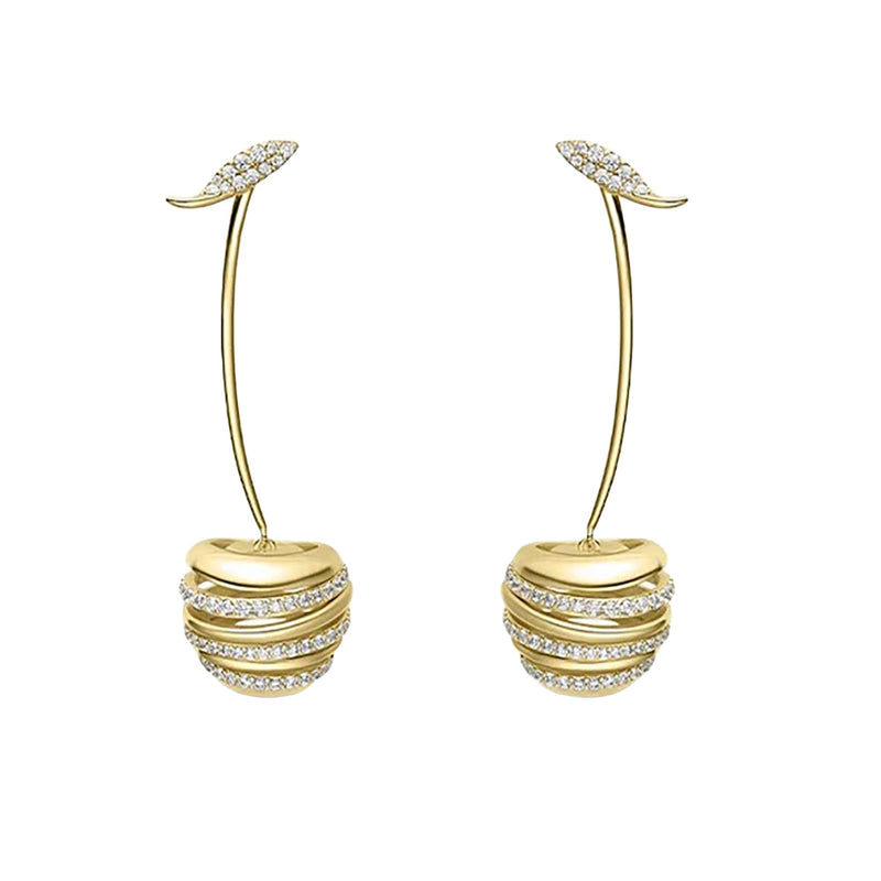 Armgard 18K Gold Cherry Earrings