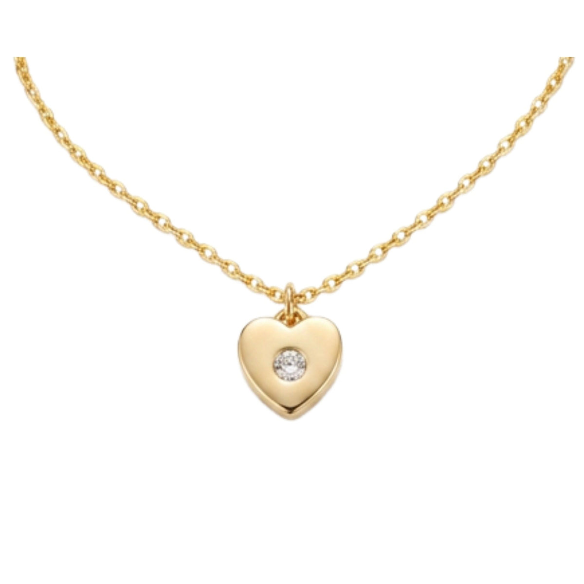 Aslind 14K Gold Heart Necklace