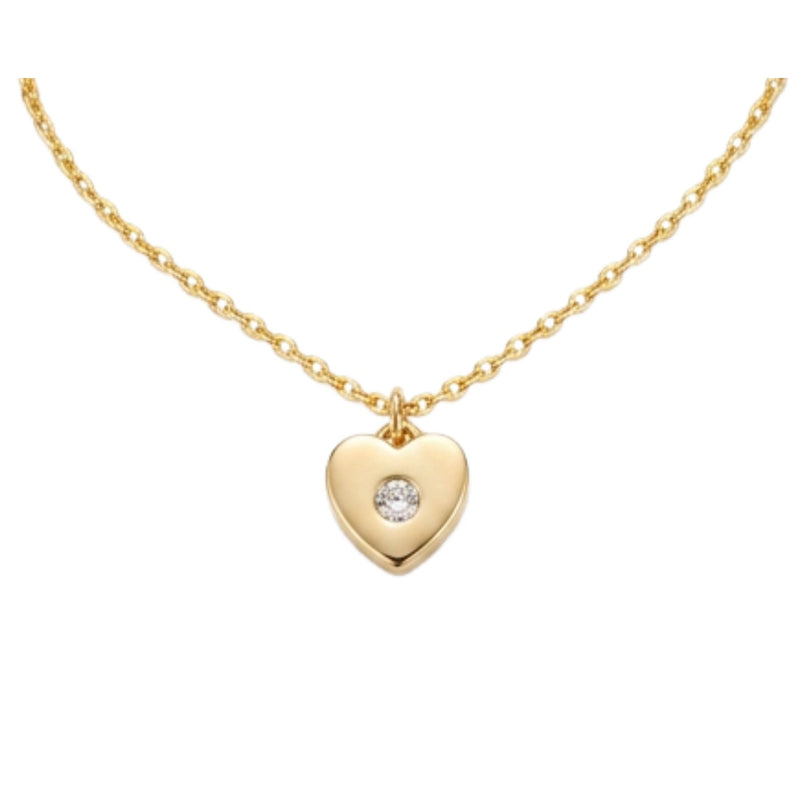 Aslind 14K Gold Heart Necklace