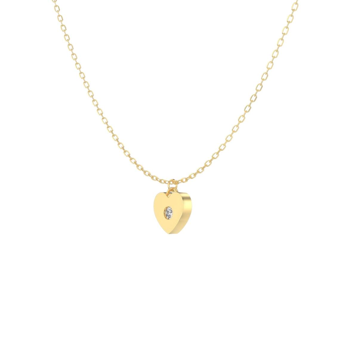 Aslind 14K Gold Heart Necklace