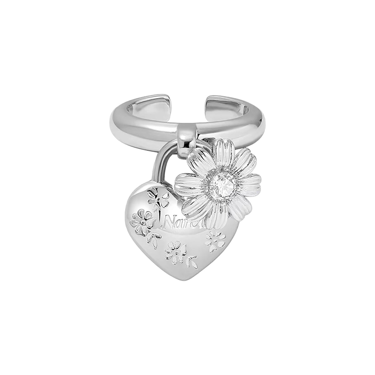 Auréliane Heart Open Ring