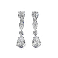 Azélie White Teardrop Earrings