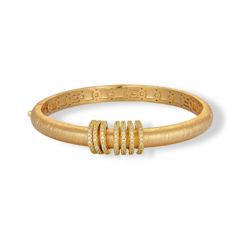 Azeline 18K Gold Multi-Ring Bangle