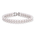 Beralind Silver Three Layer Pearl Bracelet