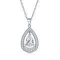 Bérangère White Teardrop Necklace