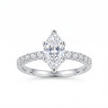 Bernrun White Marquise Ring