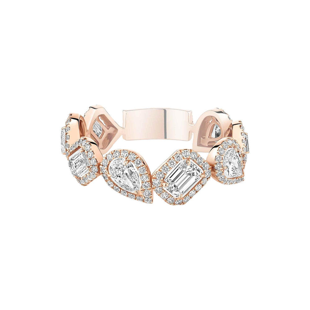 Bertrada 18K Gold Teardrop Retangular Ring