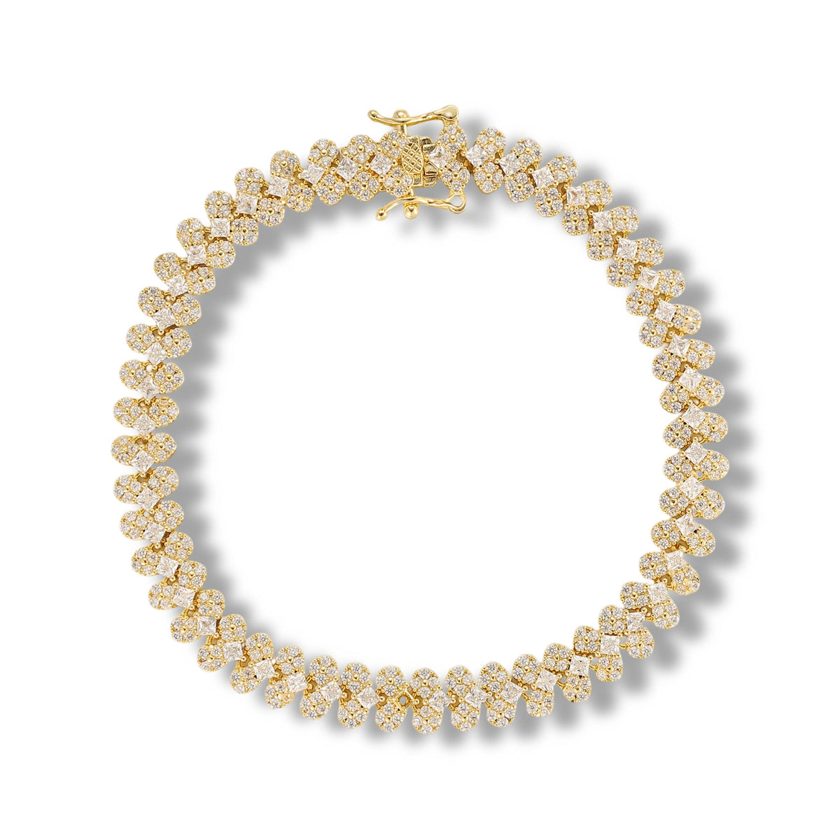 Bettine 14K Gold Heart Bracelet