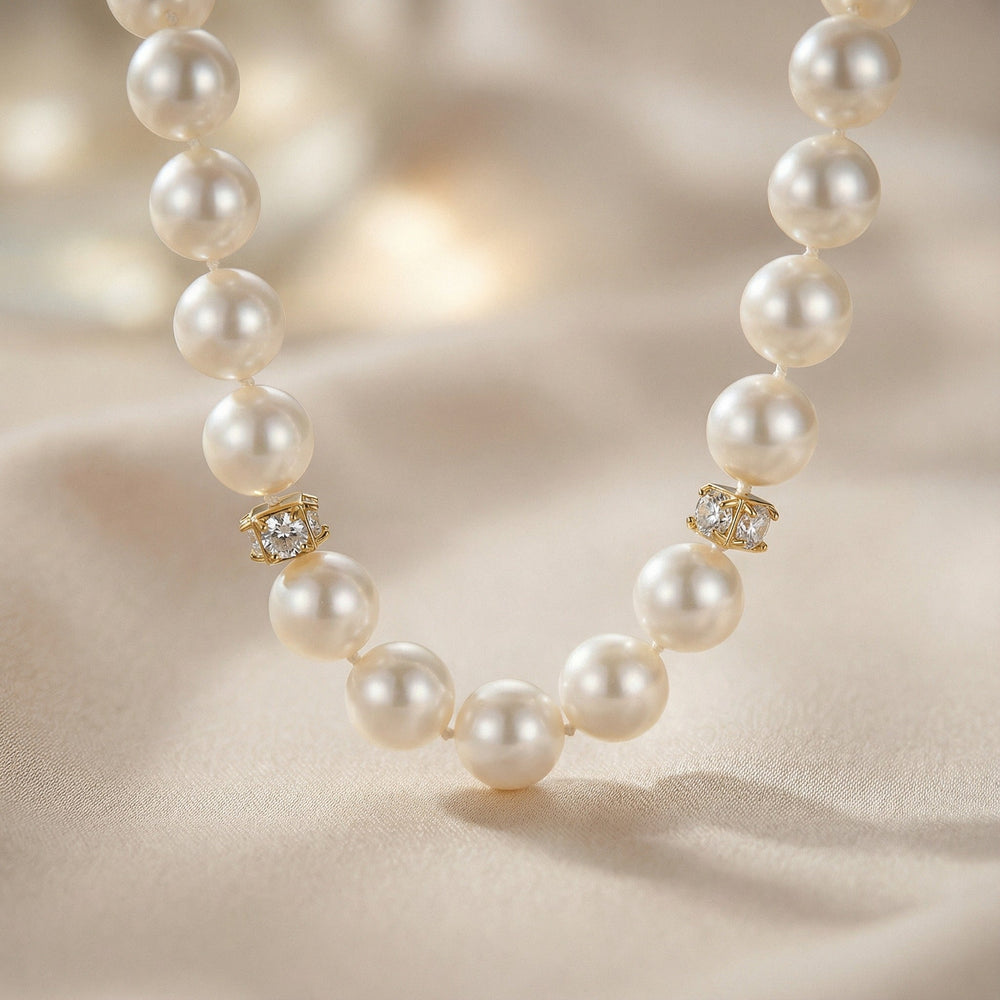 Blanc Nacré White Pearl  Necklace
