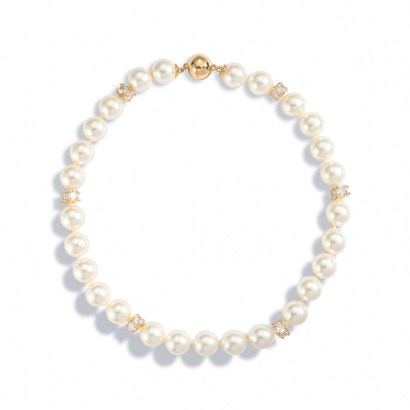 Blanc Nacré White Pearl  Necklace