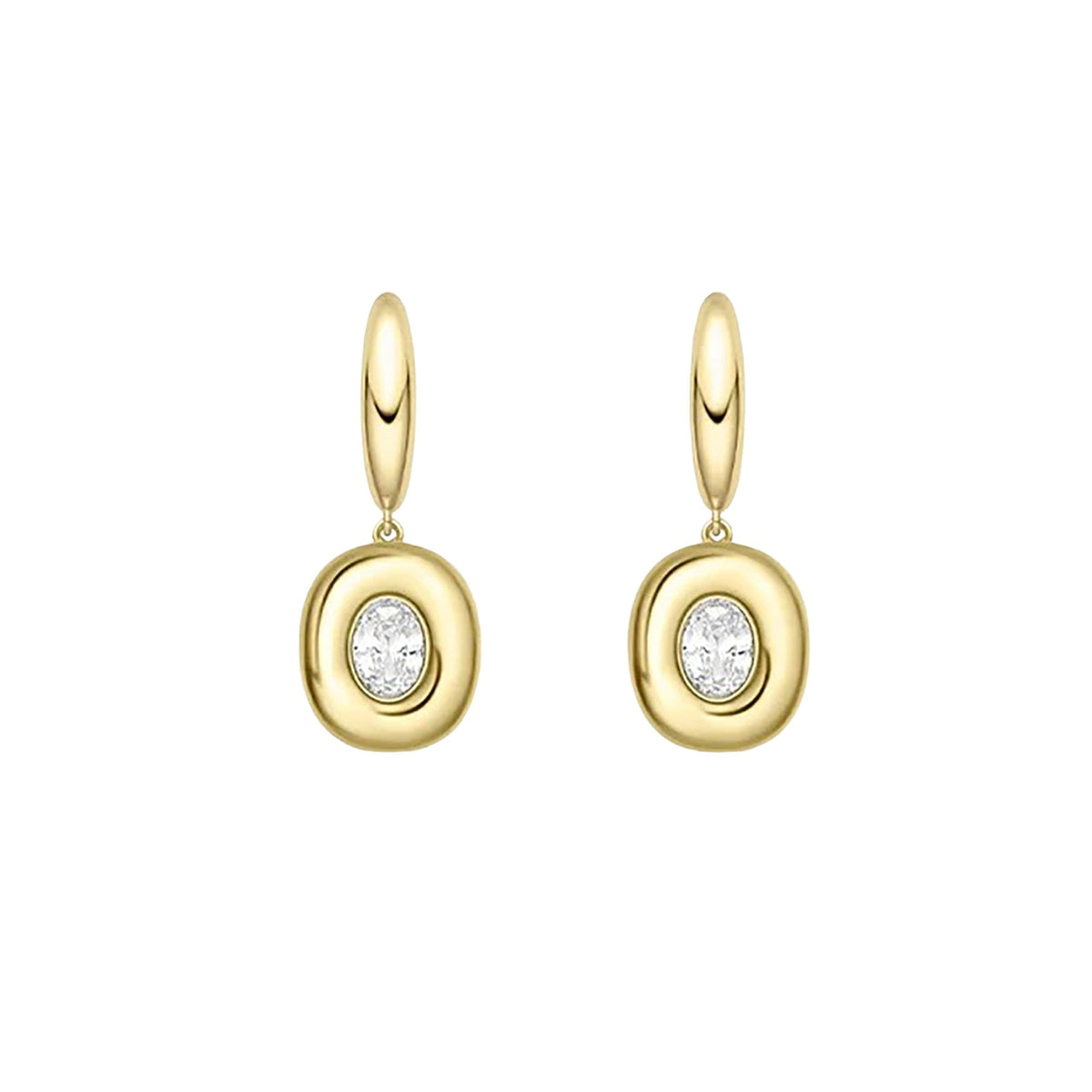 Bohémienne 18K Gold Butter Bun Earrings