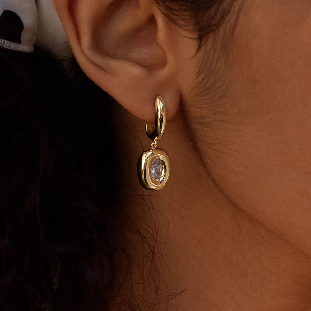 Bohémienne 18K Gold Butter Bun Earrings