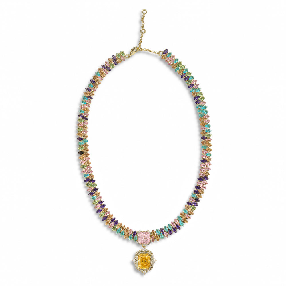 Brigitte Muticolor Radiant Necklace