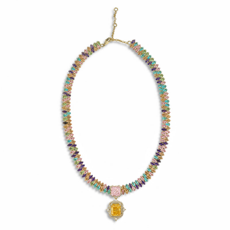 Brigitte Muticolor Radiant Necklace