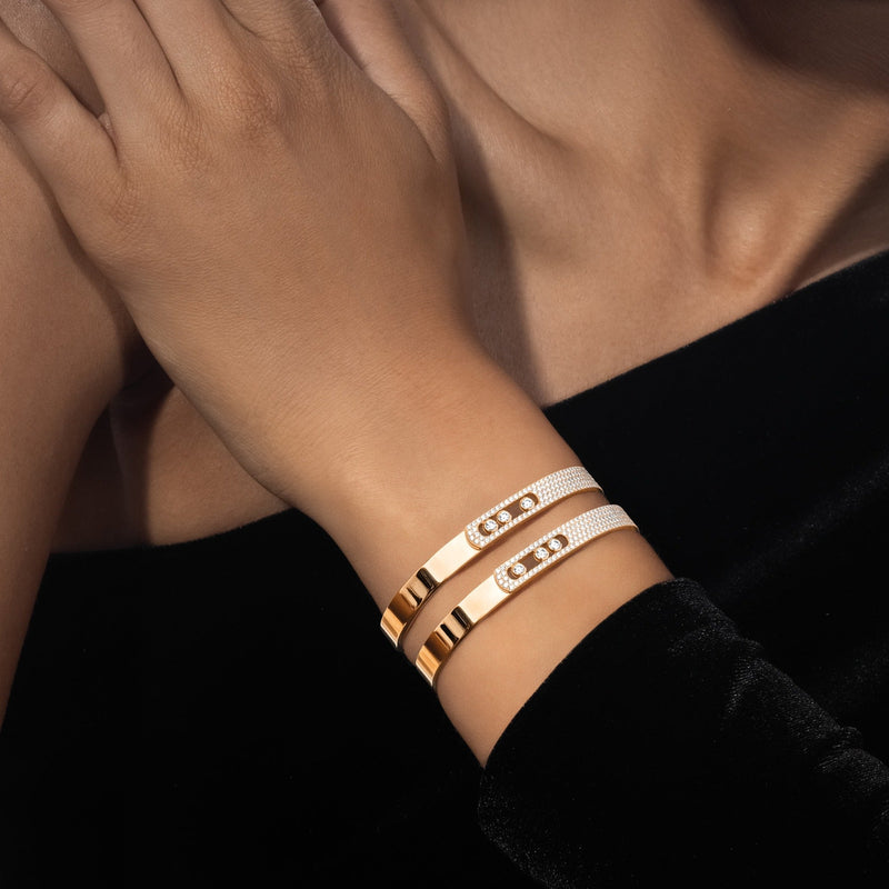 Brinhild 14K Gold Paperclip Bangle