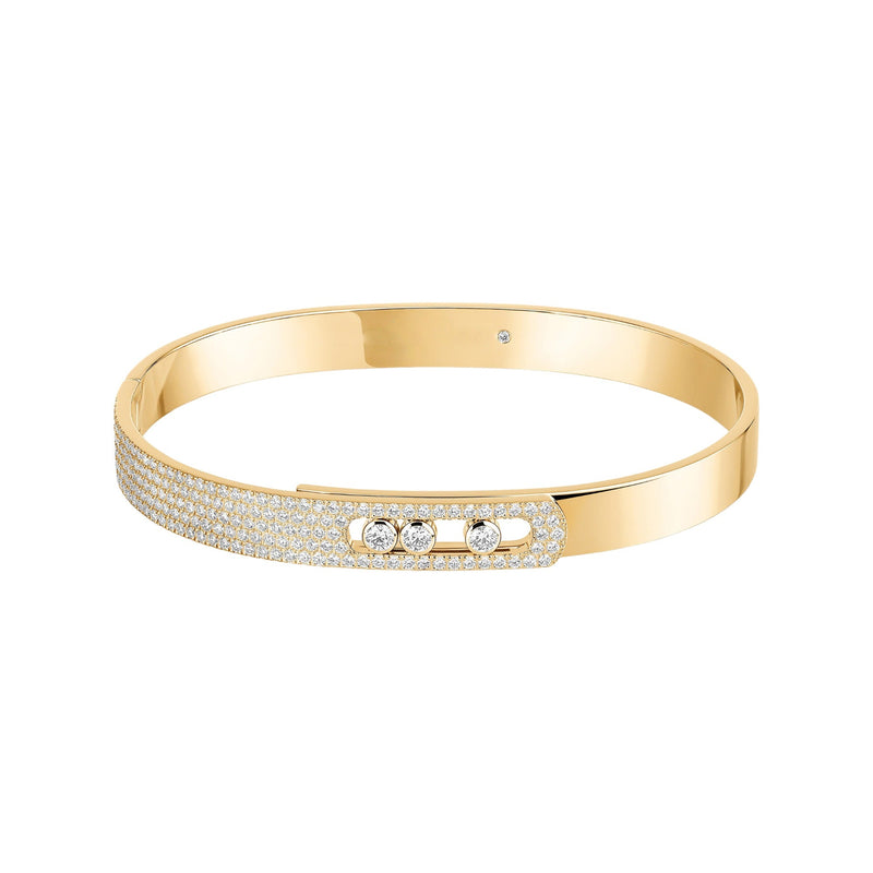 Brinhild 14K Gold Paperclip Bangle