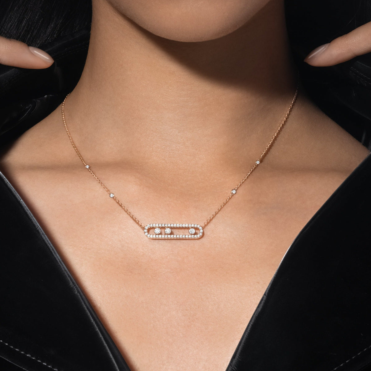 Brinhild 14K Gold Paperclip Necklace